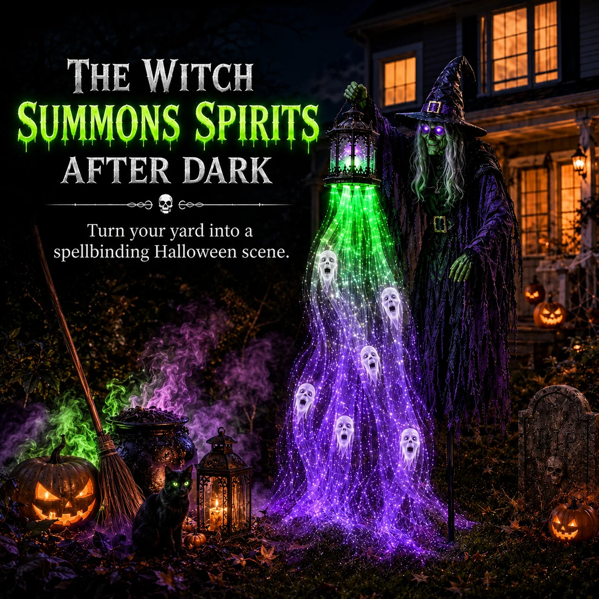 🎁Animated Halloween Garden Light Collection💀