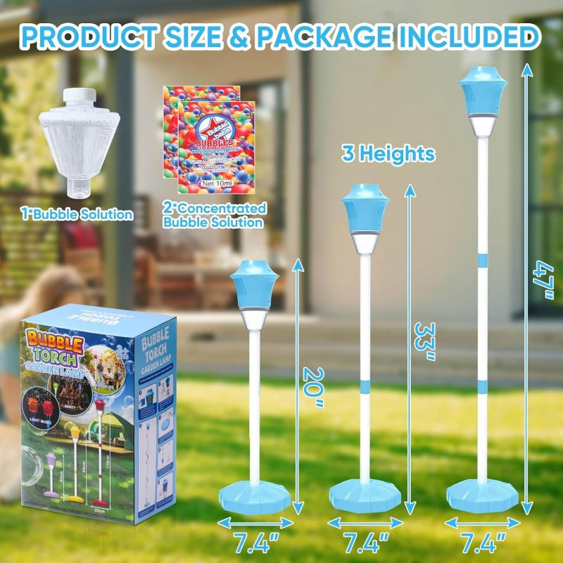 Automatic Standing Bubble Machine with LED Lights &amp; Music